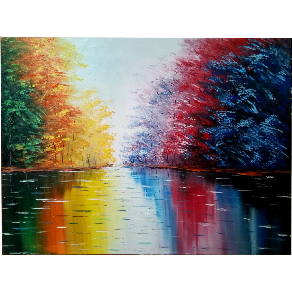 تابلوی نقاشی رنگ روغ تالاب اثر سید علی مهدوی حسینی