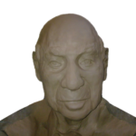 مجسمه گلی پدر (سید حسین مهدوی حسینی)